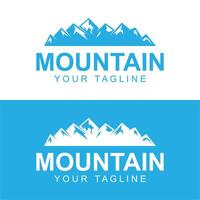 Mountain icon Logo Template Vector illustration design. logo suitable for travel, adventure, wilderness, and brand company