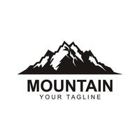 Mountain icon Logo Template Vector illustration design. logo suitable for travel, adventure, wilderness, and brand company