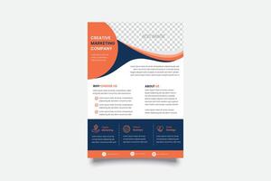 Corporate business modern flyer template Free Vector