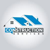 construcción servicios logo vector