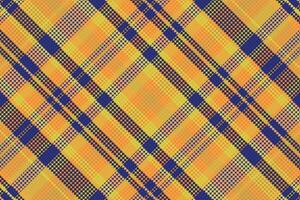 Tartan plaid pattern with texture and warm color. vector