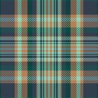 Tartan plaid pattern with texture and warm color. vector
