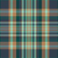 Tartan plaid pattern with texture and warm color. vector