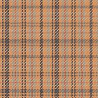 Tartan plaid pattern with texture and warm color. vector