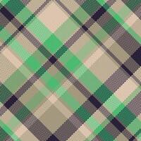 Tartan plaid pattern with texture and warm color. vector