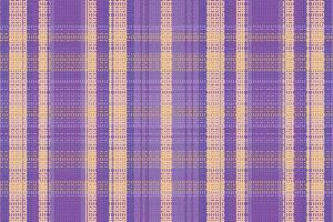 Tartan plaid pattern with texture and warm color. vector