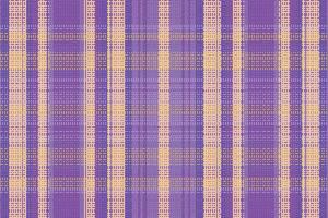 Tartan plaid pattern with texture and warm color. vector