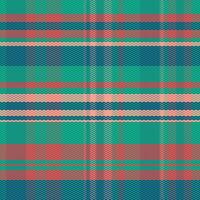 Tartan plaid pattern with texture and warm color. vector