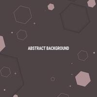 Geometric hexagonal shape background. Vector. vector