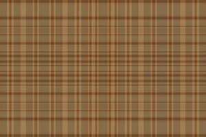 Tartan plaid pattern with texture and warm color. vector