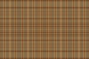 Tartan plaid pattern with texture and warm color. vector