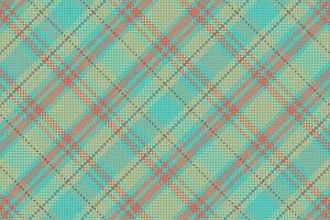 Tartan plaid pattern with texture and warm color. vector