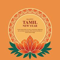 tamil nuevo año antecedentes. vector