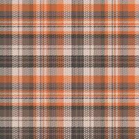 Tartan plaid pattern with texture and warm color. vector