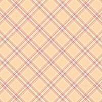 Tartan plaid pattern with texture and warm color. vector