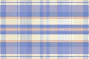 Tartan plaid pattern with texture and warm color. vector