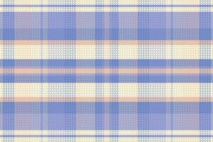 Tartan plaid pattern with texture and warm color. vector