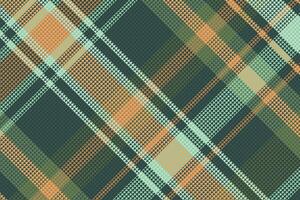 Tartan plaid pattern with texture and warm color. vector