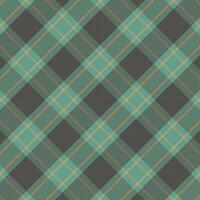 Tartan plaid pattern with texture and warm color. vector