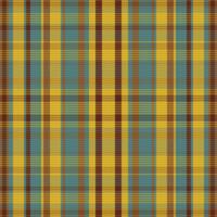 Tartan plaid pattern with texture and warm color. vector