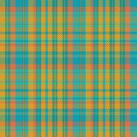 Tartan plaid pattern with texture and warm color. vector