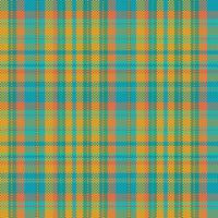 Tartan plaid pattern with texture and warm color. vector