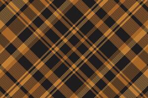 Tartan plaid pattern with texture and warm color. vector