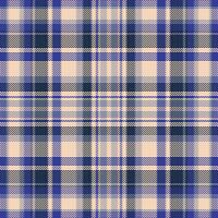 Tartan plaid pattern with texture and warm color. vector