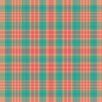 Tartan plaid pattern with texture and warm color. vector