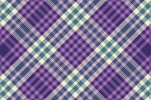 Tartan plaid pattern with texture and warm color. vector