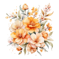 AI generated Foral flower bouquet design, Abstract metallic flower design, Digital flower painting, Floral textile design, glossy flower design, Embossed flower pattern png