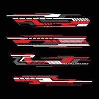 vector design collection of car racing decals