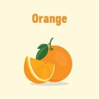 naranja moderno vector icono ilustración