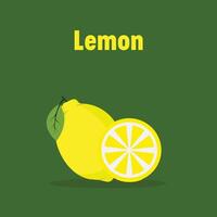 Lemon Modern Vector Icon Illustration