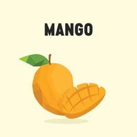 Mango Modern Vector Icon Illustration