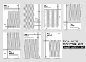 Ideal Social Media Post Templates for Clothing and Fashion Businesses vector