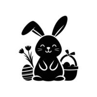 Easter rabbit, easter Bunny, Vector illustration
