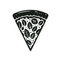 Tasty Treat Pizza Slice Icon in Vector Form