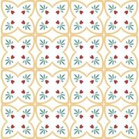 abstract vector background with classic floral ornament and calm colors