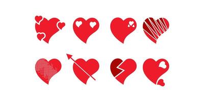 corazón icono vector logo, corazón logo, corazón forma, amor logo concepto, corazón logo, corazón icono, amar, salud o médico y relación símbolo