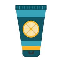 Sunscreen. Vector illustration in flat style.