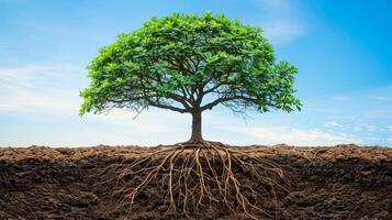 Oak Tree With Roots Stock Photos, Images and Backgrounds for Free Download