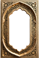 AI generated Islamic Border Frame Png Transparent Background