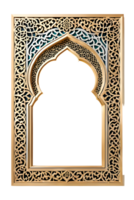 AI generated Islamic Border Frame Png Transparent Background