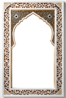 AI generated Islamic Border Frame Png Transparent Background