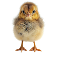 ai généré mignonne peu poulet isolé sur transparent Contexte png