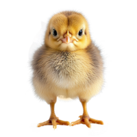 ai généré mignonne peu poulet isolé sur transparent Contexte png