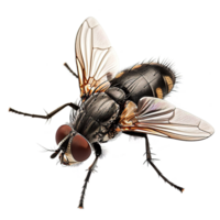 AI generated Fly isolated on transparent background png