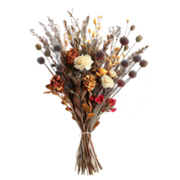 AI generated Everlasting bouquet flower isolated on transparent background png