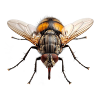 ai gerado mosca isolado em transparente fundo png